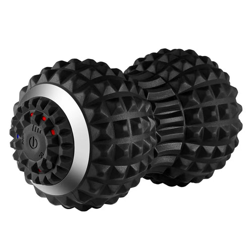 Electric Massage Peanut Ball 4-Speed Vibrating USB Rechargeable Sport Yoga Foam Roller Muscle Relaxation Small Fitness Equipment